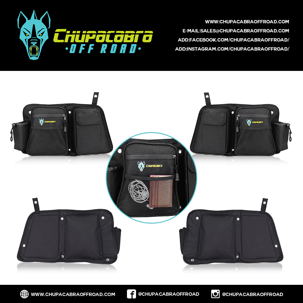 Chupacabra Offroad RZR Rear Door Bags 1