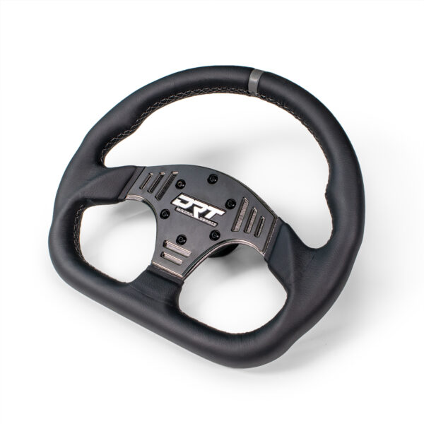 DRT Motorsports 330mm D Shape Steering Wheel Leather 2