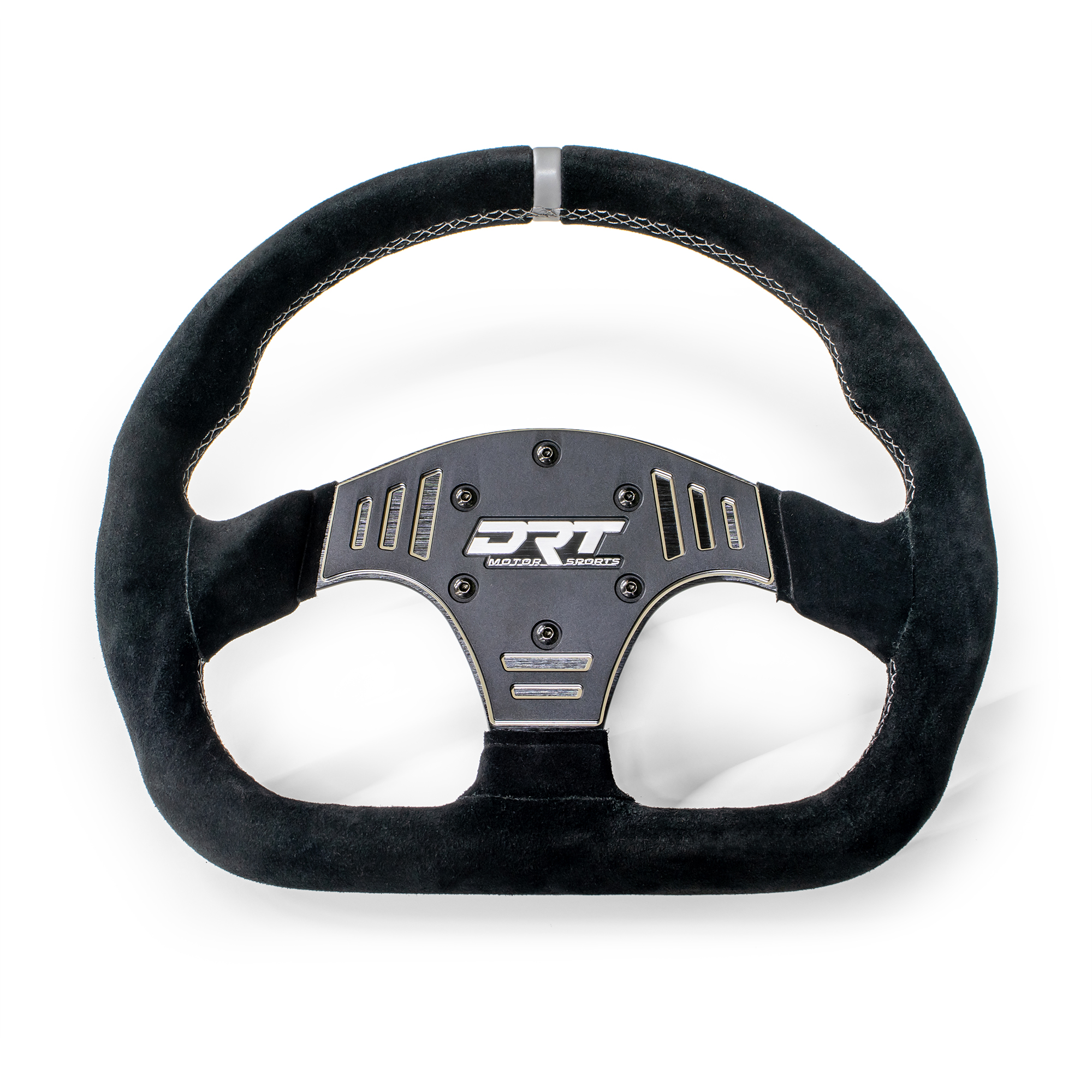 DRT Motorsports 330mm D Shape Suede Steering Wheel 1