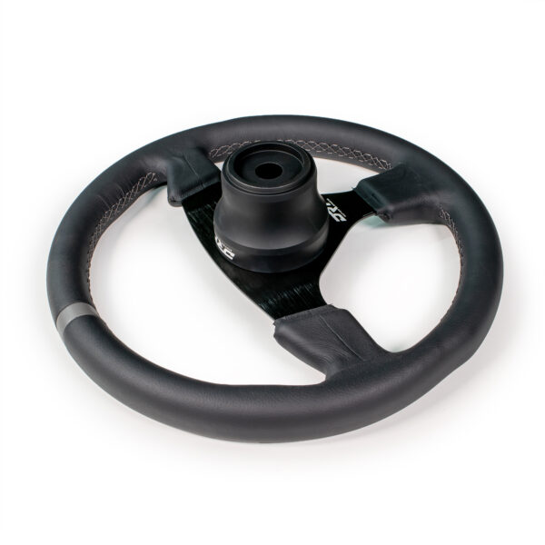 DRT Motorsports 330mm Round Leather Steering Wheel 4