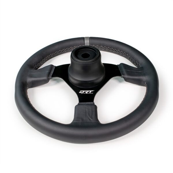 DRT Motorsports 330mm Round Leather Steering Wheel 5