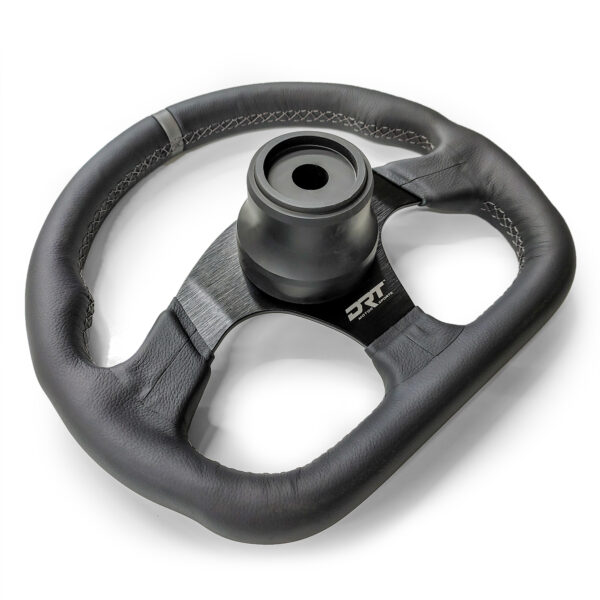 DRT Motorsports 330mm Round Leather Steering Wheel 6
