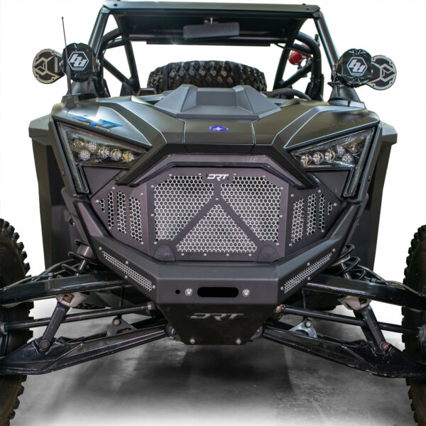 DRT Motorsports Polaris Pro R Polaris RZR Turbo R 2022 Aluminum Front Grill Black 8