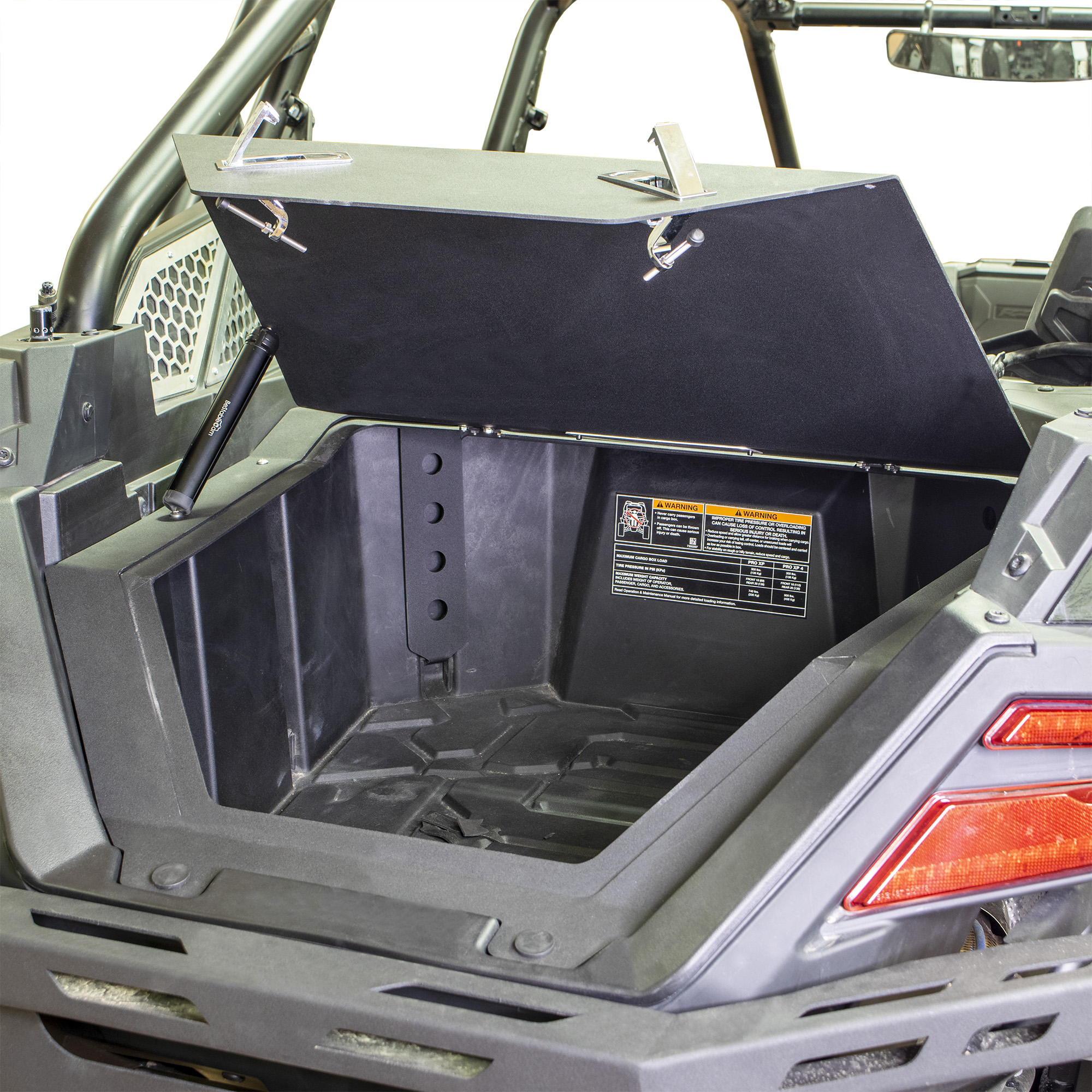 DRT Motorsports RZR Pro XP Turbo R 2020 Aluminum Storage Trunk Enclosure 5