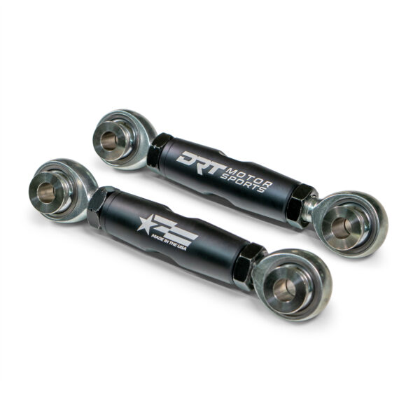 drt motorsports billet aluminum barrel adjustable sway bar link kit m10 polaris 1