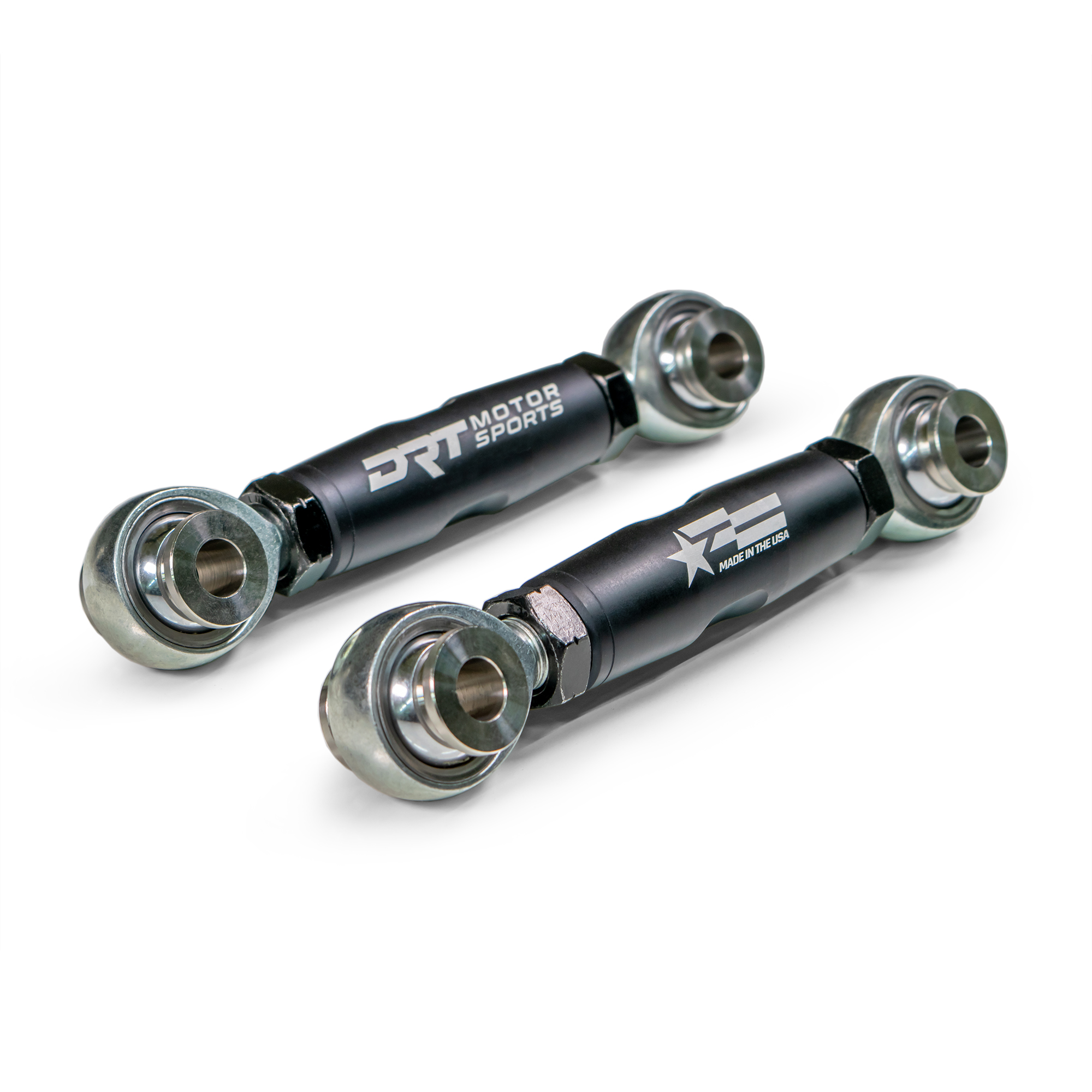 drt motorsports billet aluminum barrel adjustable sway bar link kit m10 polaris 2