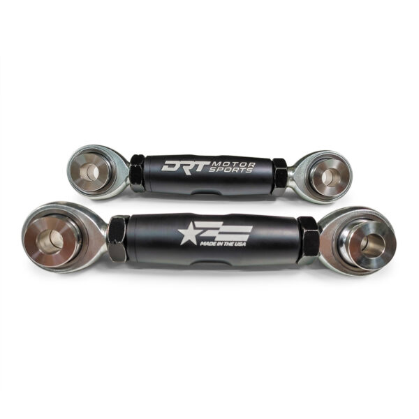 drt motorsports billet aluminum barrel adjustable sway bar link kit m10 polaris 4