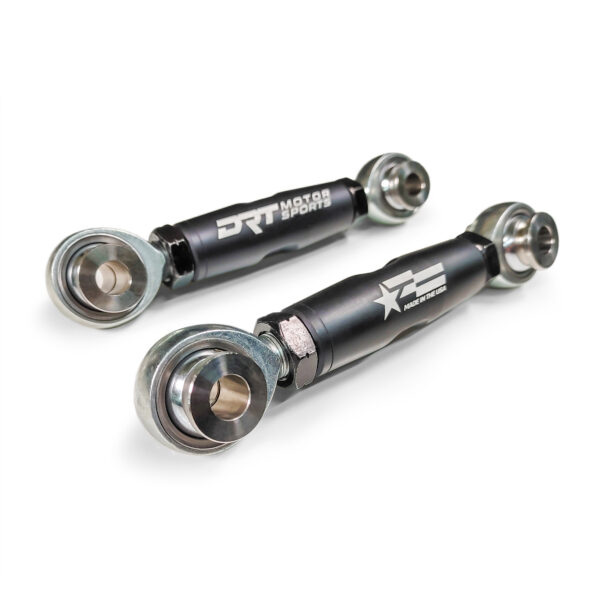 drt motorsports billet aluminum barrel adjustable sway bar link kit m12 polaris 6