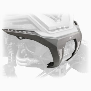 drt motorsports polaris pro r 2022 rear bumper black 2