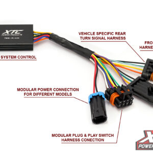 xtc power products polaris ranger 19 xp 1000 self canceling turn signal system with billet lever 1