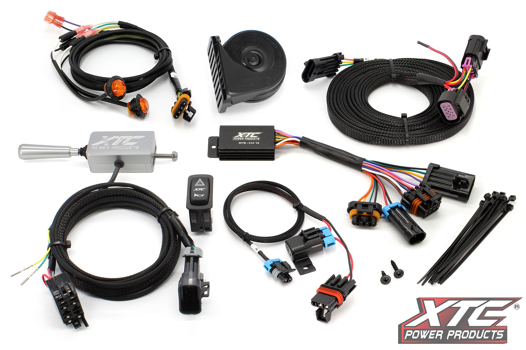 xtc power products polaris ranger 19 xp 1000 with ride command self canceling turn xtc power products signal system with billet lever 2