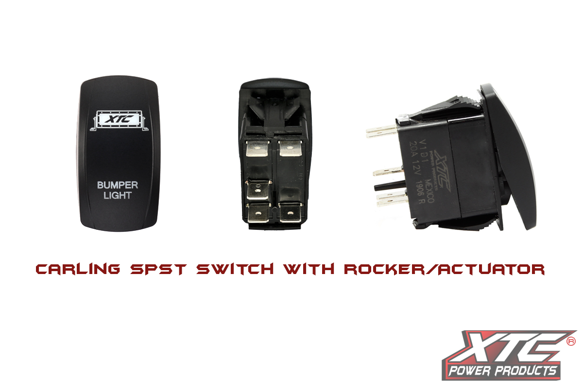 XTC Power Products Bumper Light Bar Rocker Switch 0