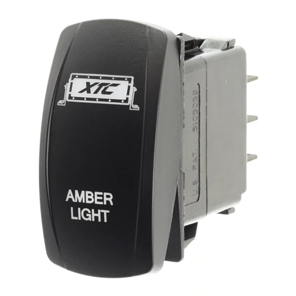 xtc power products amber light bar rocker switch 2 1