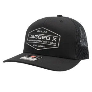 jagged x offroad trucker hat black 1