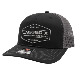 jagged x offroad trucker hat black gray 1