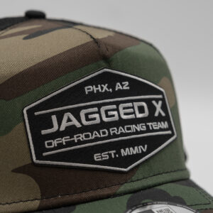 jagged x offroad trucker hat camo black 2