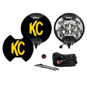 kchilites 6 slimlite led 2 light system 50w spot beam 1