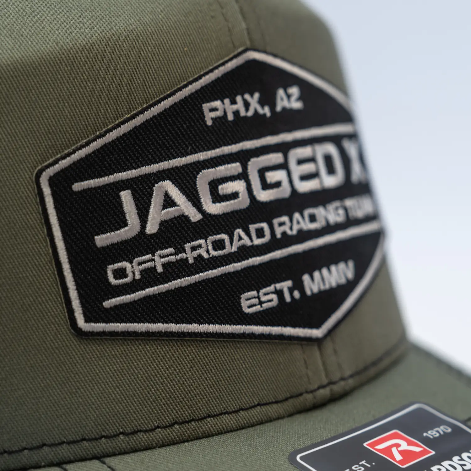 jagged x offroad trucker hat green black 2