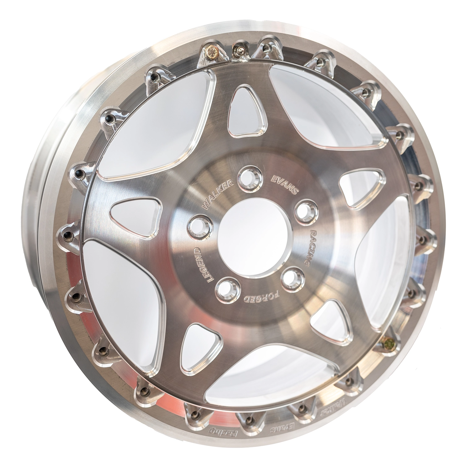 walker evans racing 15×6 25 forged polaris pro r racing wheel machined color 1 1