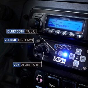 rugged radios 696 plus high fidelity bluetooth intercom 1