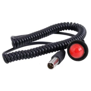 rugged radios hole mount steering wheel push to talk ptt with coil cord for car harnesses 1