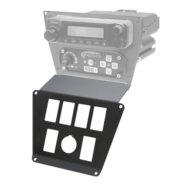 rugged radios lower accessory panel for polaris polaris rzr pro xp rzr turbo r and rzr pro r dash mount radio and intercom 11