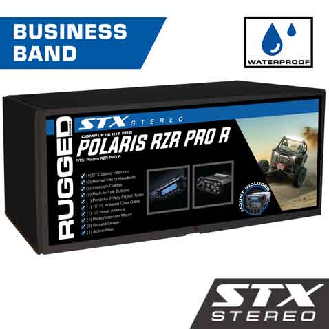 rugged radios polaris pro r turbo r pro xp dash mount stx stereo with business band radio 3