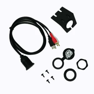 utv stereo usb auxiliary flush mount adapter for source units utvs usb aux flmt 3.jpg