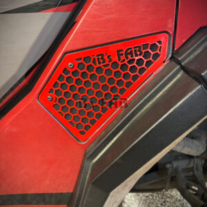 bs fab utv clutch intake grill for the polaris general 4