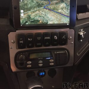 bs fab utv ipad mini tablet gps mount for the polaris general 8