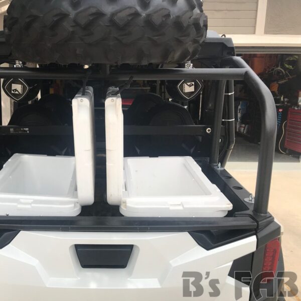 bs fab utv spare tire accessory rack 5