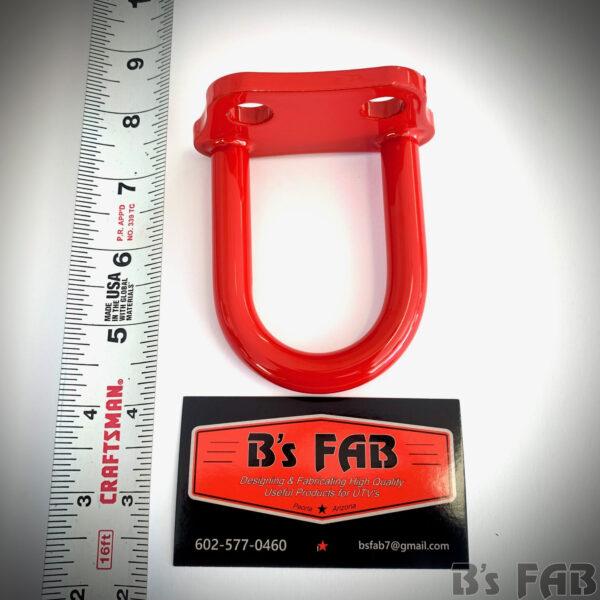 bs fab utv tow loop tie down snatch block point 7