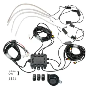 atv tek elite series street legal kit with led eyebrow running lights 8