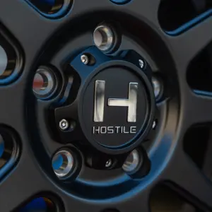 hostile forged wheel baja satin black 1