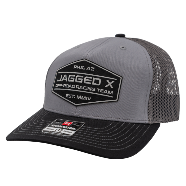 jagged x offroad trucker hat grey grey2