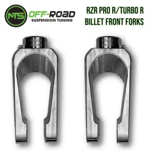 mts off road suspension tuning polaris rzr pro r turbo r billet front shock forks set of 2 3