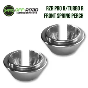 mts off road suspension tuning polaris rzr pro r turbo r billet front spring perch collars set of 2