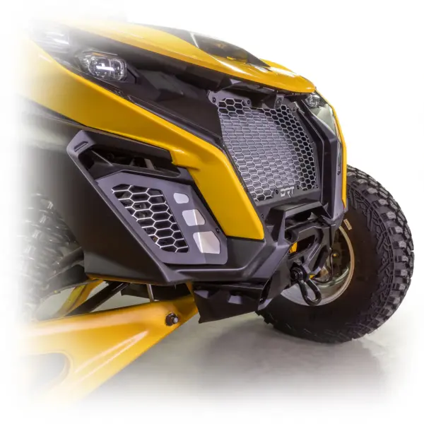 drt can am maverick r aluminum front grill kit 4.jpg