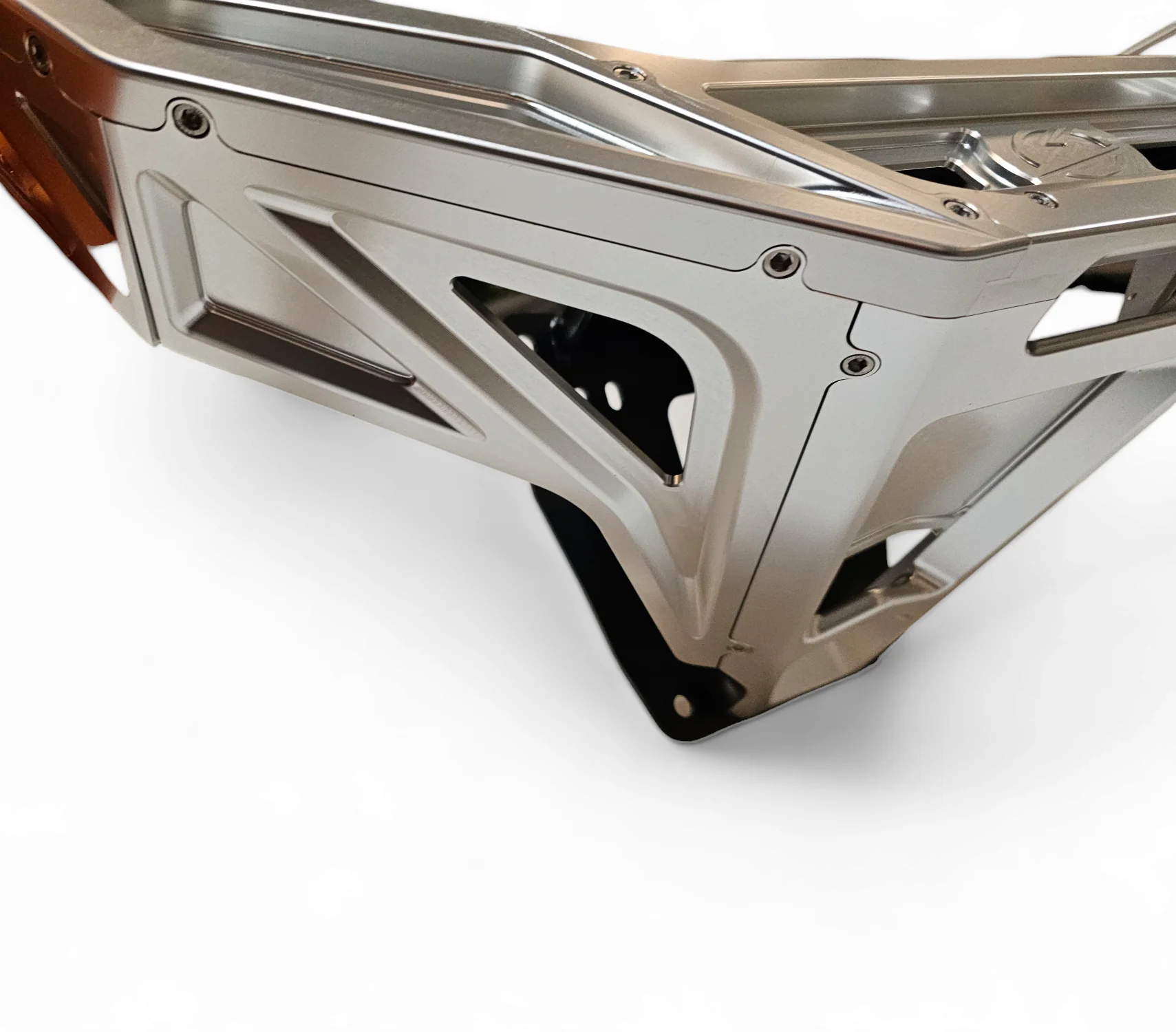 electric offroad design 2022 polaris rzr pro r turbo r machined billet front winch bumper clear hard anodize 1.png