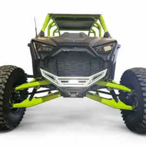 electric offroad design 2022 polaris rzr pro r turbo r machined billet front winch bumper clear hard anodize 7.png