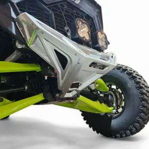 electric offroad design 2022 polaris rzr pro r turbo r machined billet front winch bumper clear hard anodize 9.png