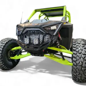 electric offroad design 2022 polaris rzr pro r turbo r machined billet front winch bumper black hard anodize 6.png