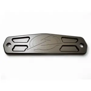 elektric offroad designs utv winch fairlead cover plate gun metal 8