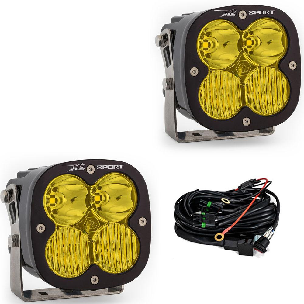 baja designs xl sport led auxiliary light pod pair universal 2