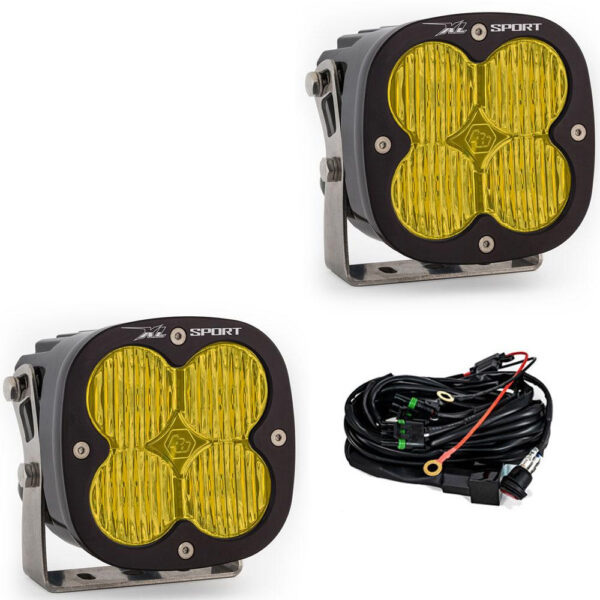 baja designs xl sport led auxiliary light pod pair universal 3