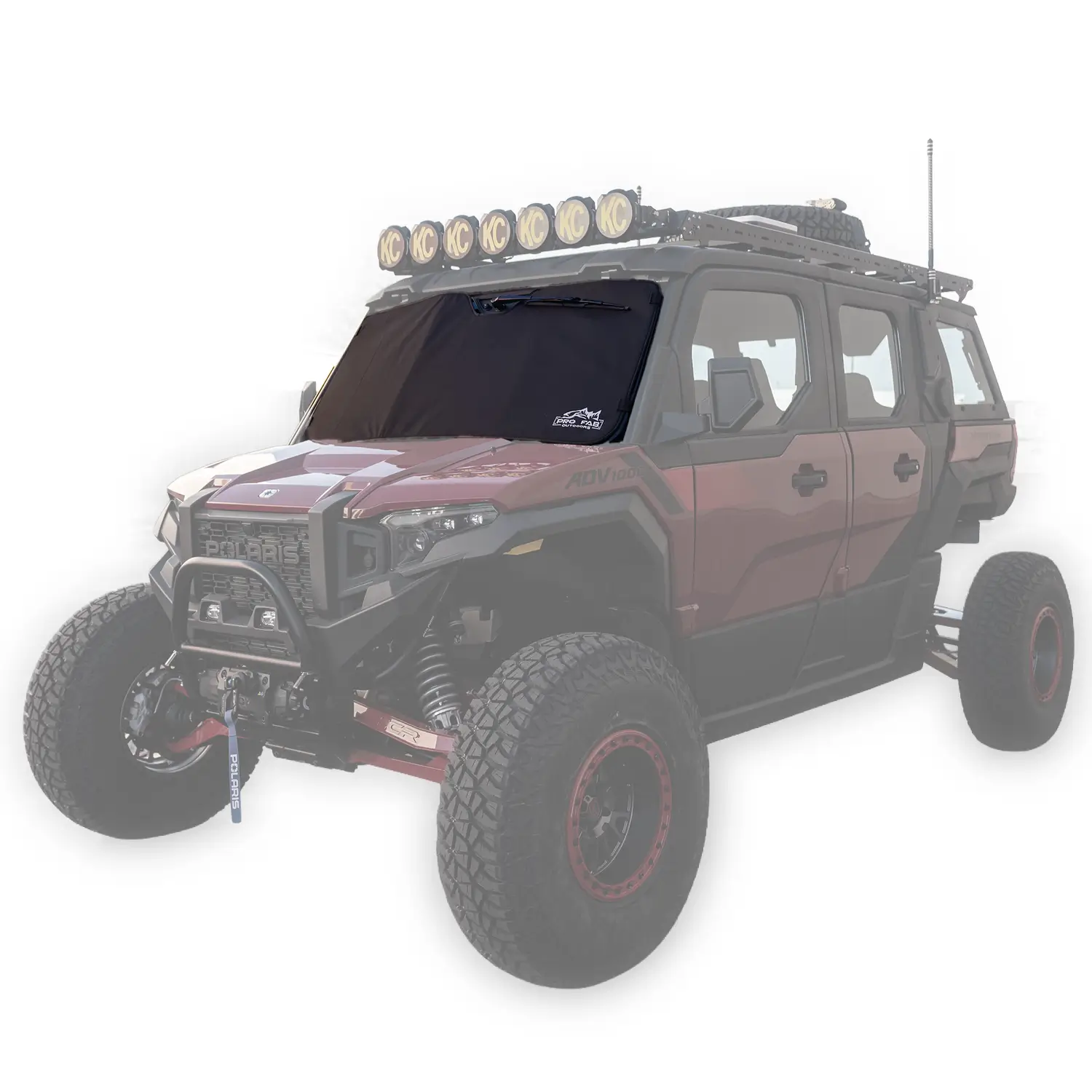 Pro Fab Outdoors Padded Windshield Cover For Polaris Xpedition 2