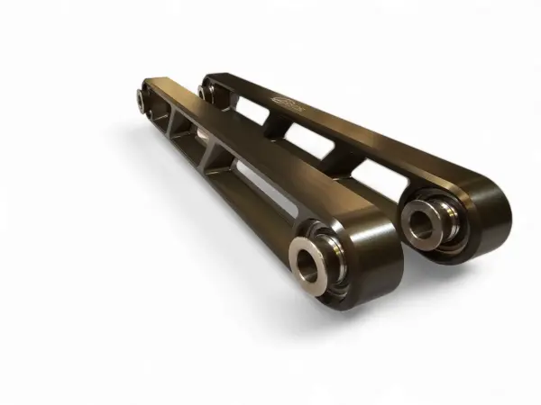 elektric offroad designs polaris rzr pro r rear sway bar link in gun metal finish 1.png