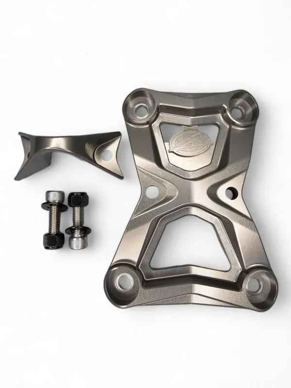 elektric offroad designs polaris rzr turbo r pro r eod radius rod plate with tow hook gunmetal 5.png