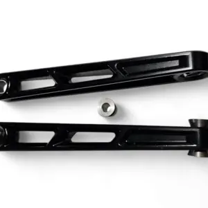 elektric offroad designs polaris rzr turbo r pro r front sway bar link in black finish 1.png