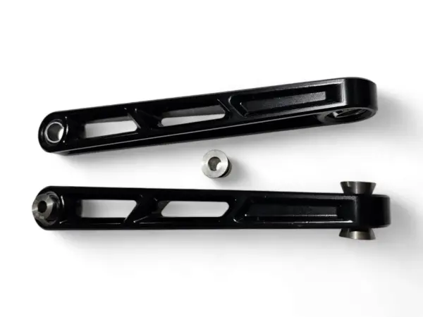 elektric offroad designs polaris rzr turbo r pro r front sway bar link in black finish 1.png